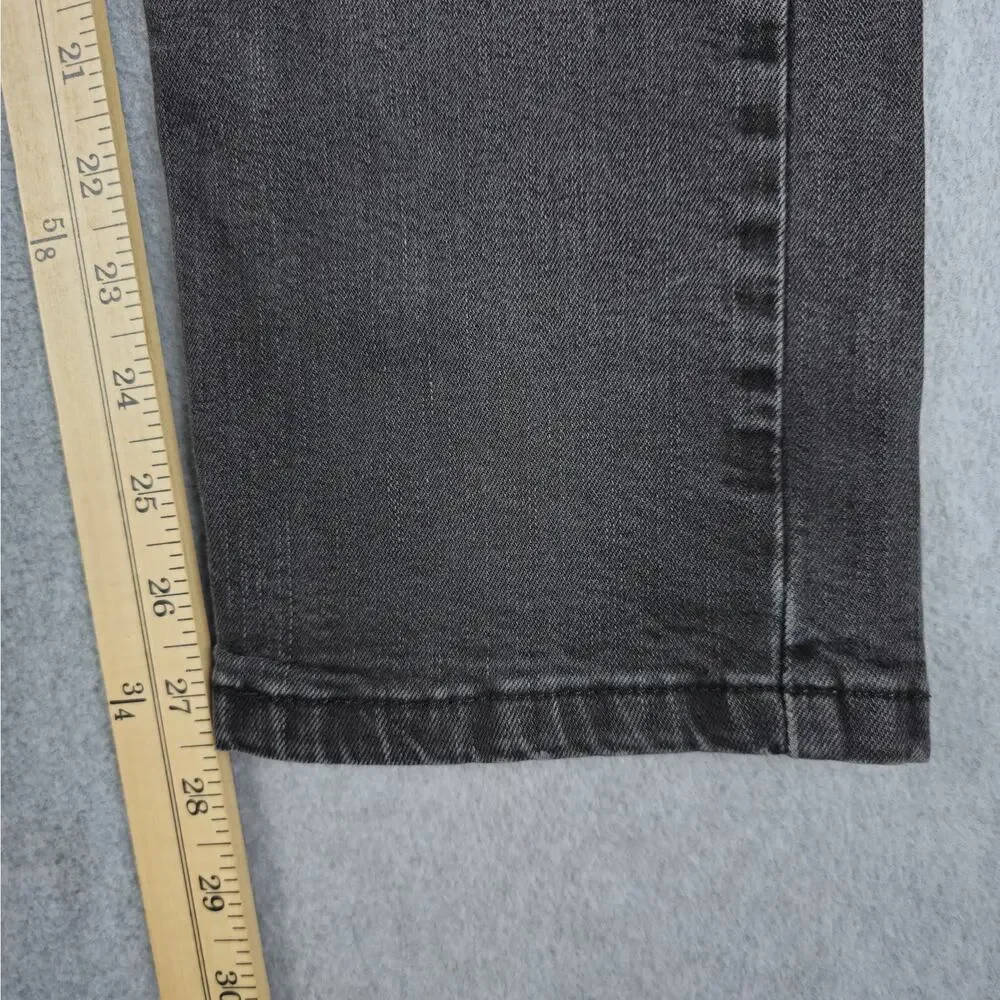 Levi's 514 Mens 27x28 Black Straight Fit Jeans